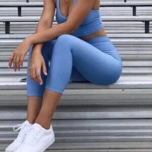 Alo yoga 7/8  Marina Blue Airlift Leggings